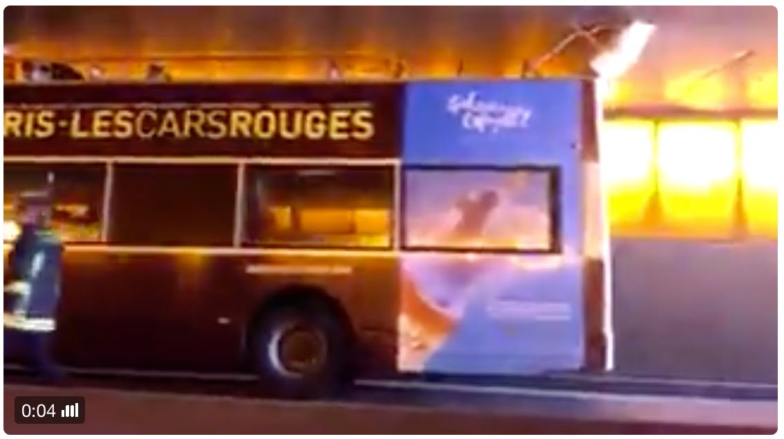 Accident Bus Touristes Paris
