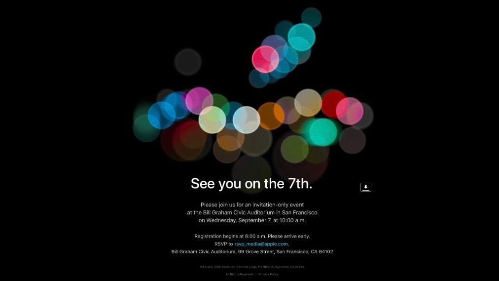 Apple Phone 7 Septembre 2