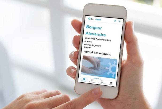 Application Diabete Coronavirus