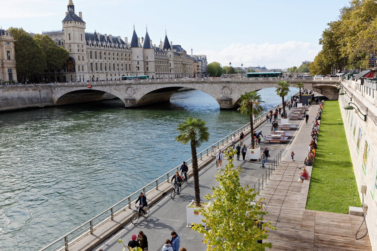Berges Paris Pietonisation Rive Droite Projet Hidalgo