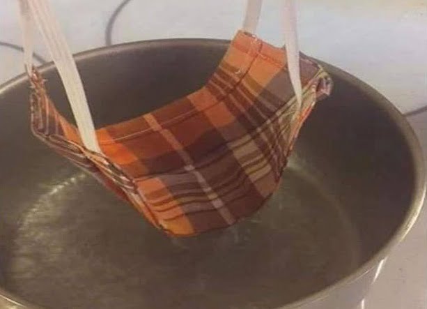 Faux Protocole Lavage Masque Tissu