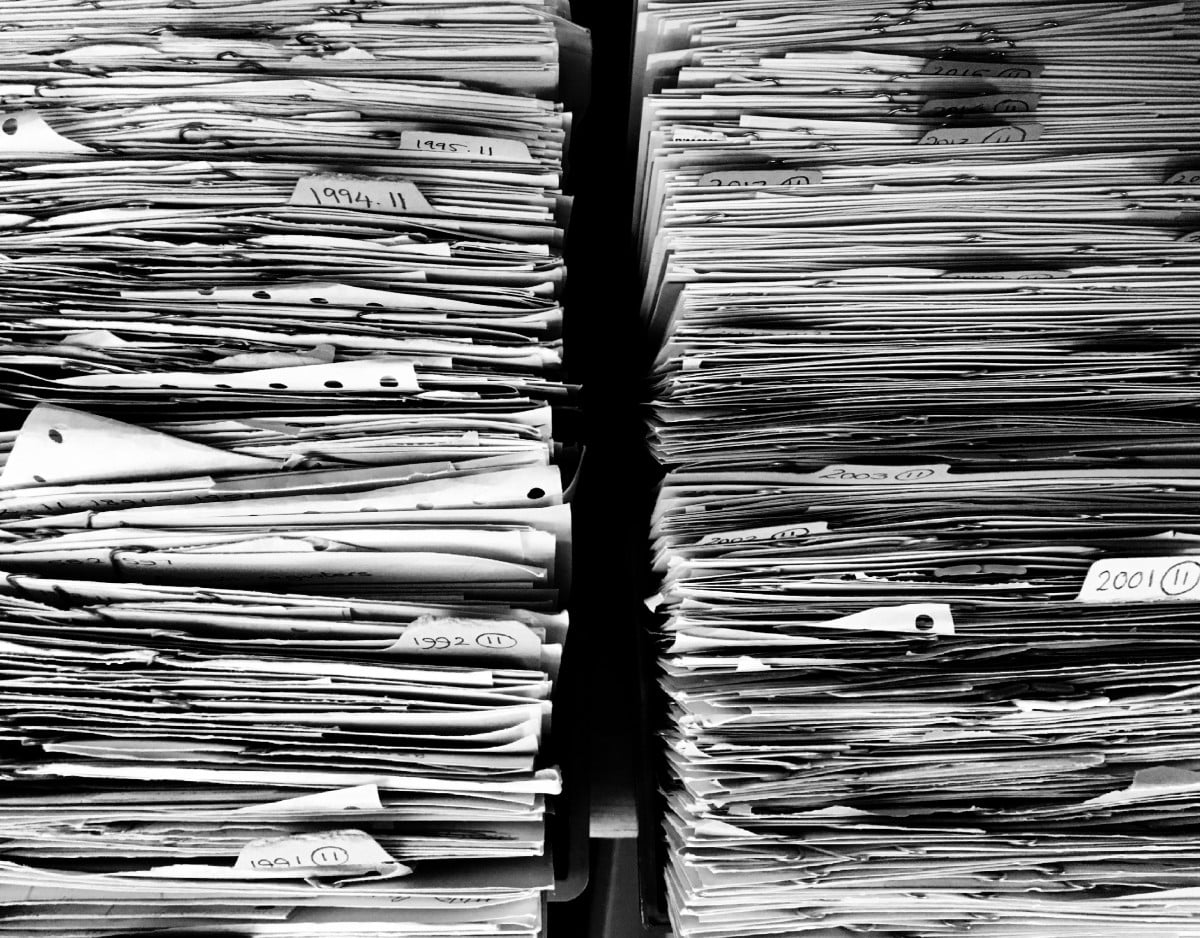 Files Paper Office Paperwork Stack Work Data Folder 536212