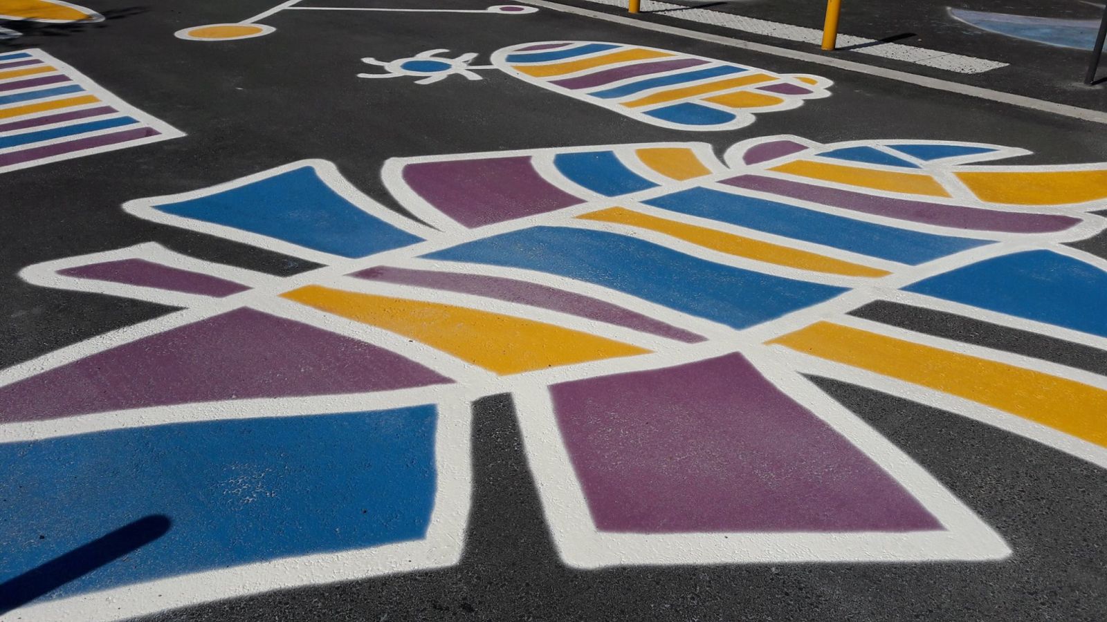 Fresque Kandinsky Ecole Grenoble