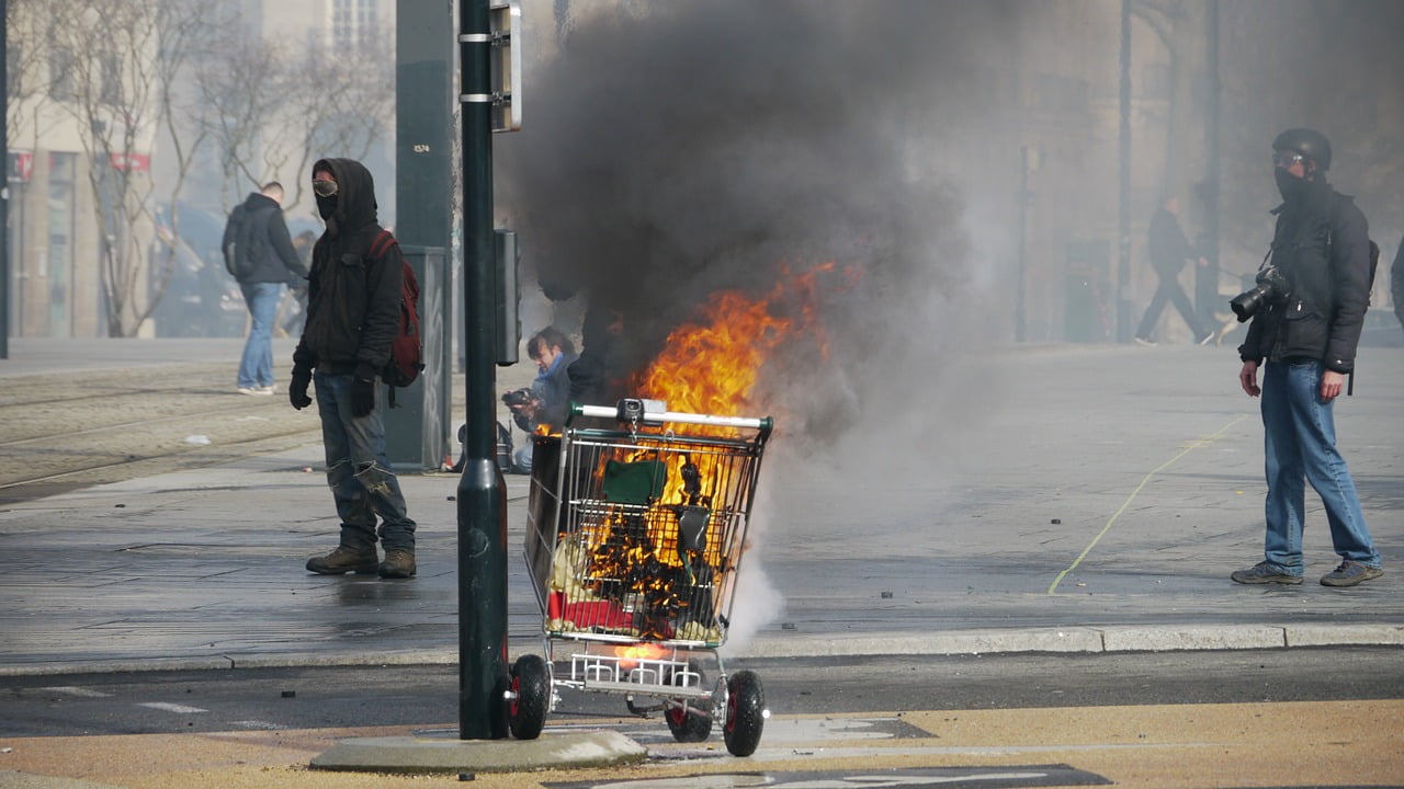 Greve Manifestations Fonctionnaires Rue Gouvernement Syndicats