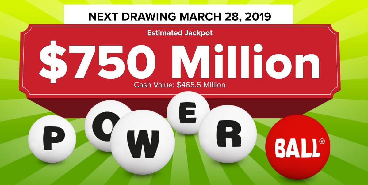 Jackpot Powerball Mercredi 27 Mars 2019