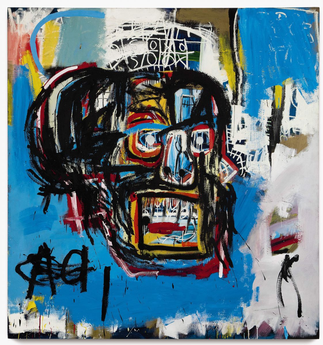 Jean Michel Basquiat Untitled 1982 Acrylic Spray P