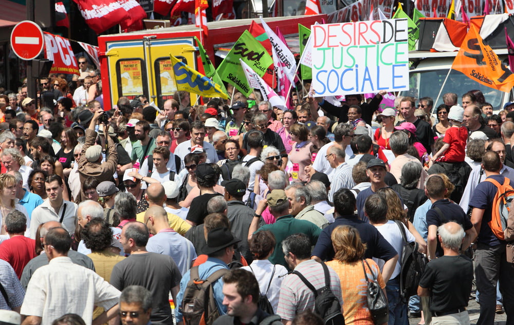 Manifestation Loi Travail Gouvernement Unef Syndicats Francais Soutien