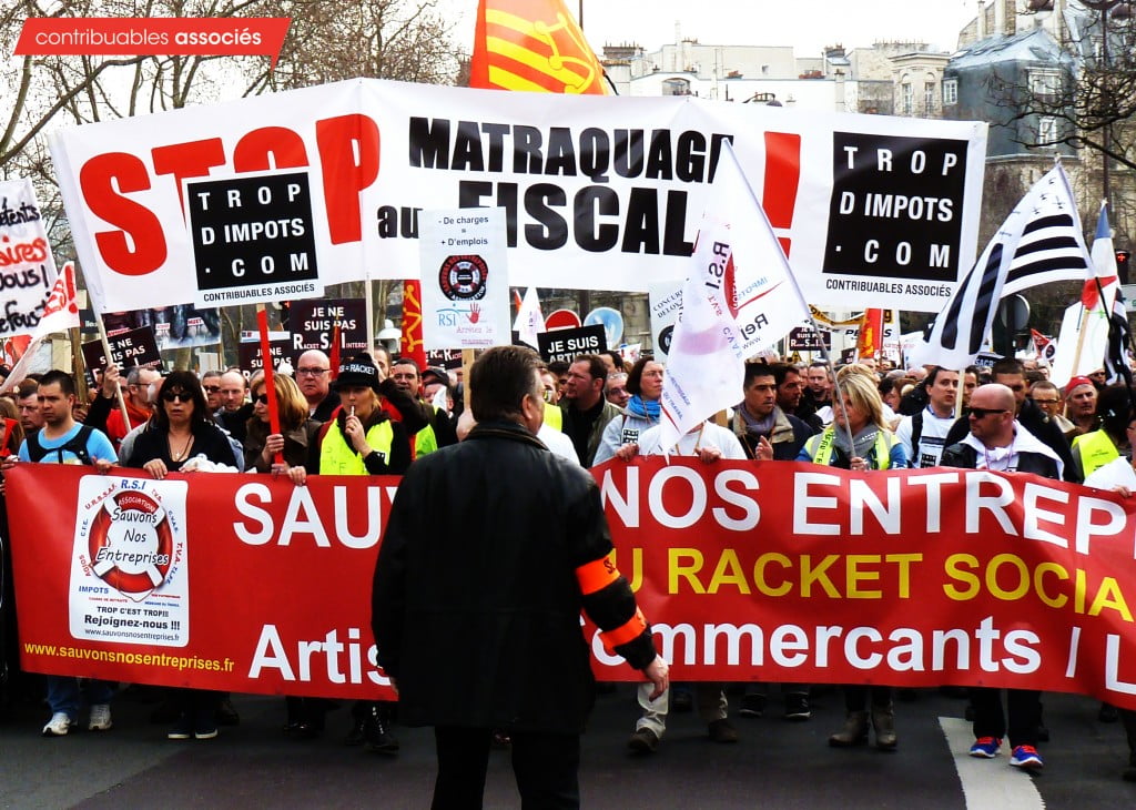 Manifestation Rsi Impots Fiscalite Entreprises