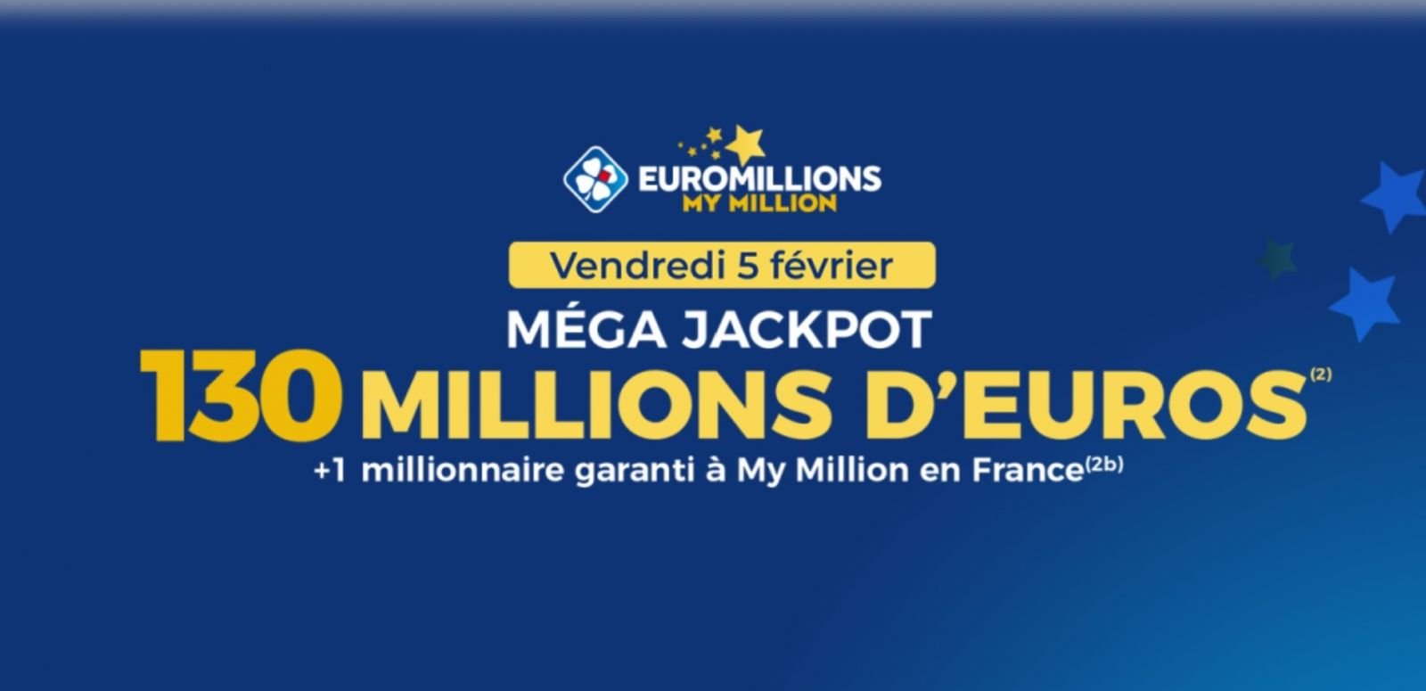 Mega Jackpot Euromillions Vendredi 5 Fevrier 2021