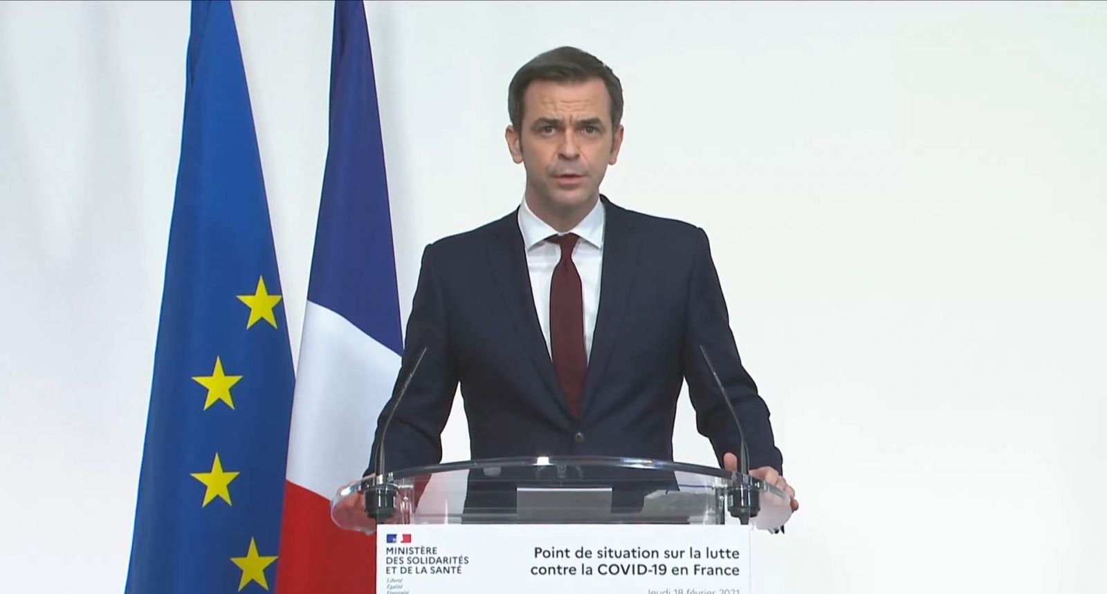 Olivier Veran Point Presse Covid19