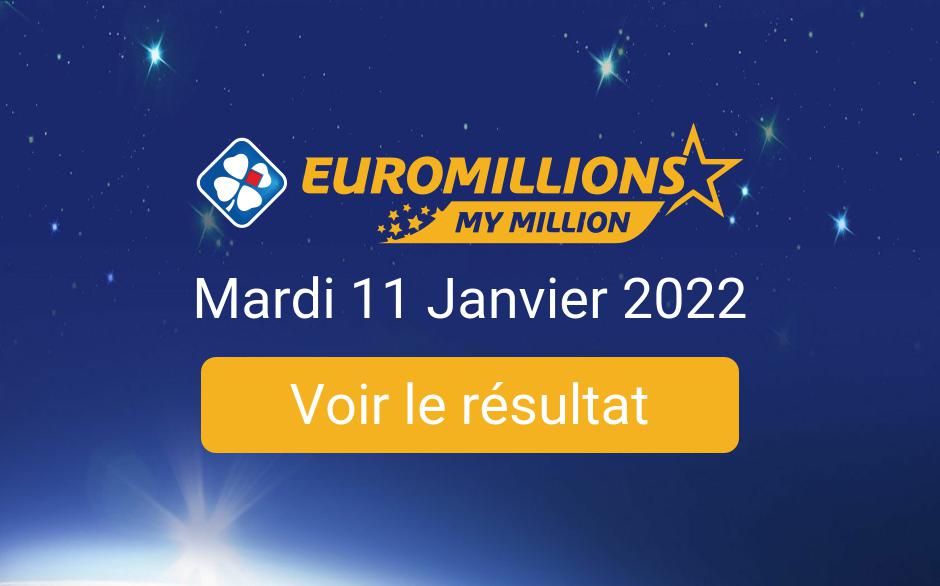 Resultat Euromillion 11 Janvier 2022