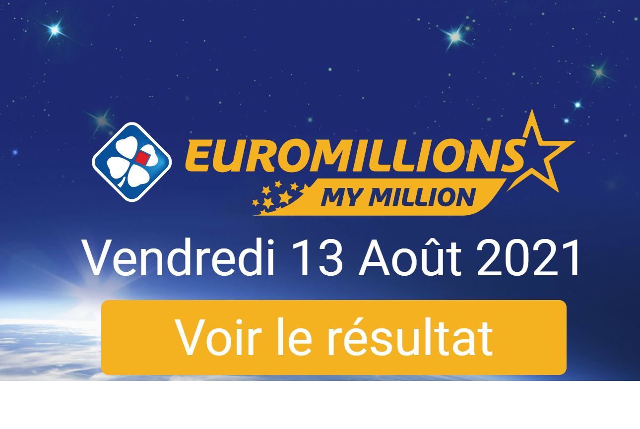 Resultat Euromillion 13 Aout 2021