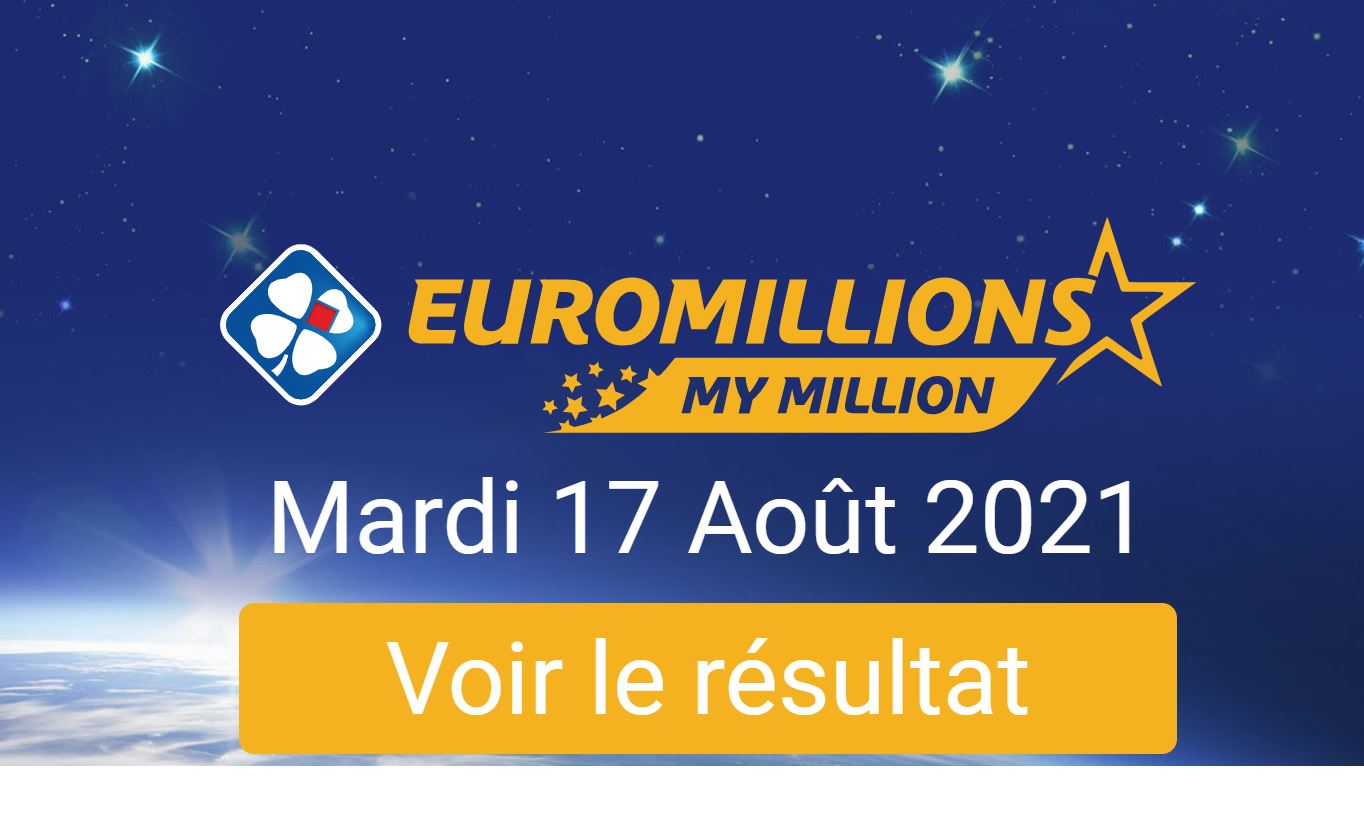 Resultat Euromillion 17 Aout 2021
