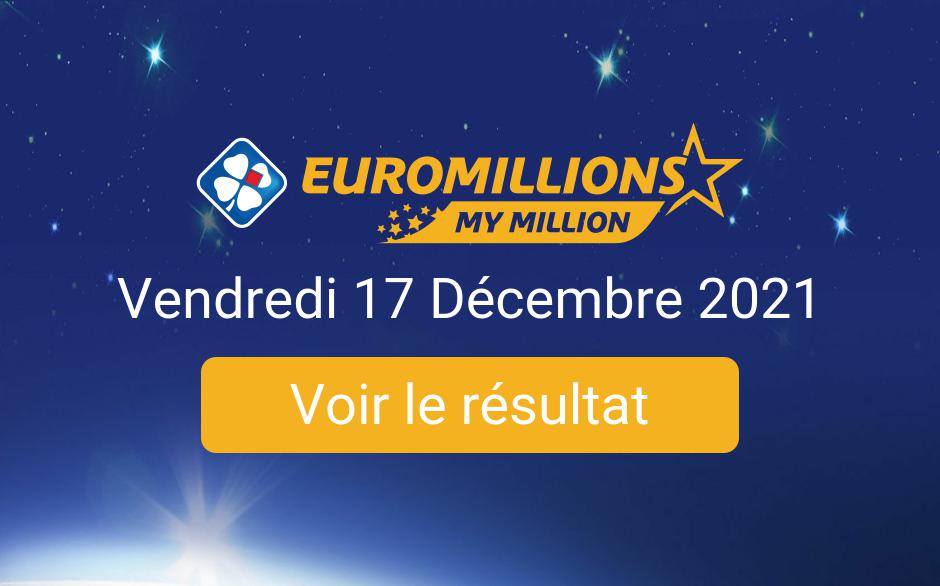 Resultat Euromillion 17 Decembre 2021