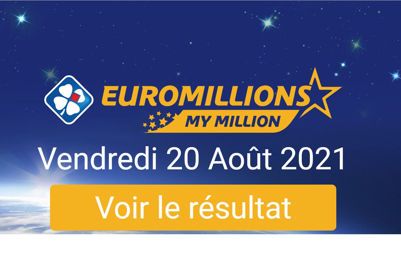 Resultat Euromillion 20 Aout 2021