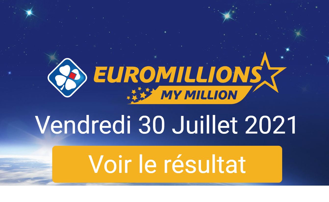 Resultat Euromillion 30 Juillet 2021