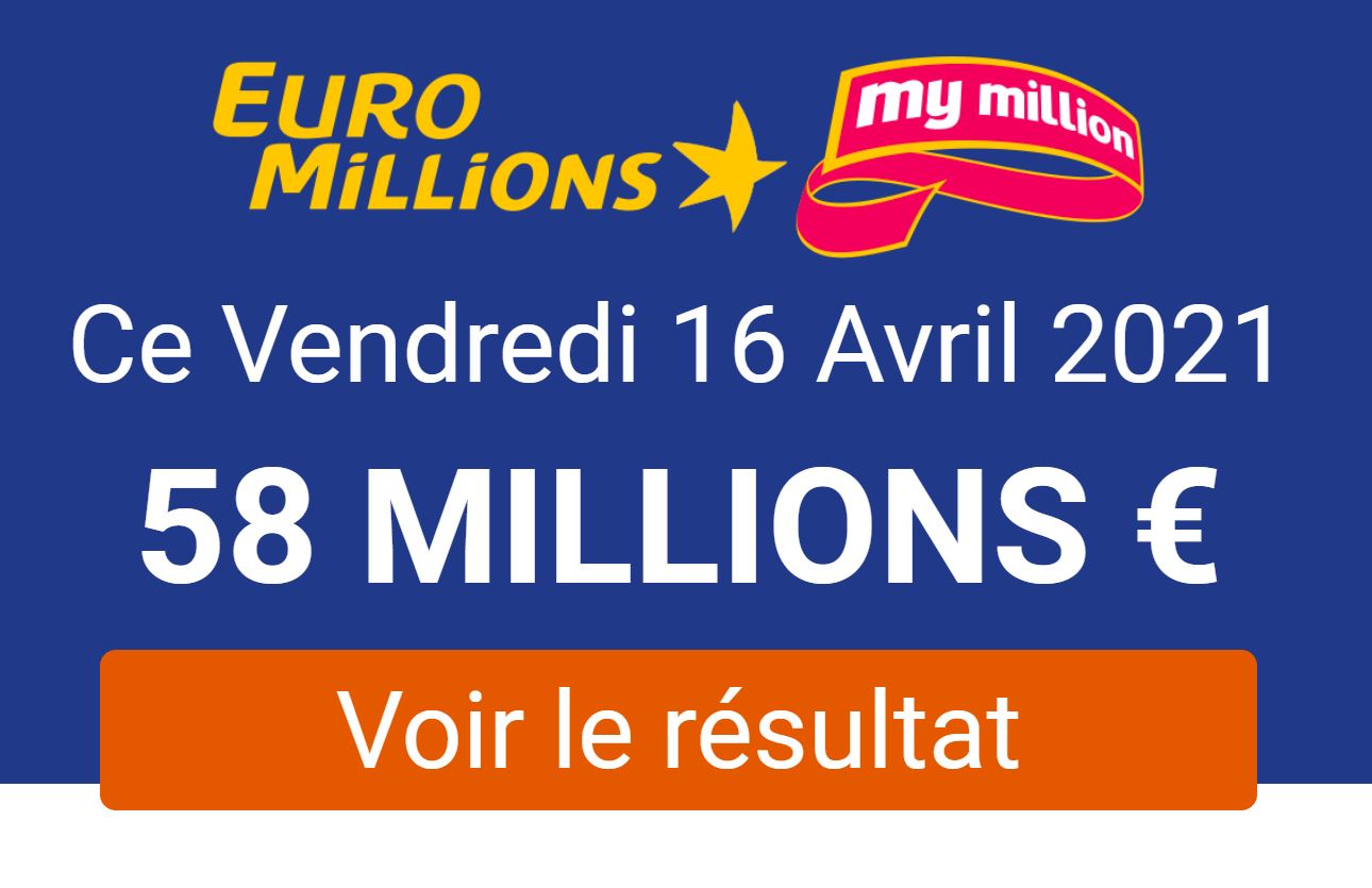 Resultat Euromillions 16 Avril 2021