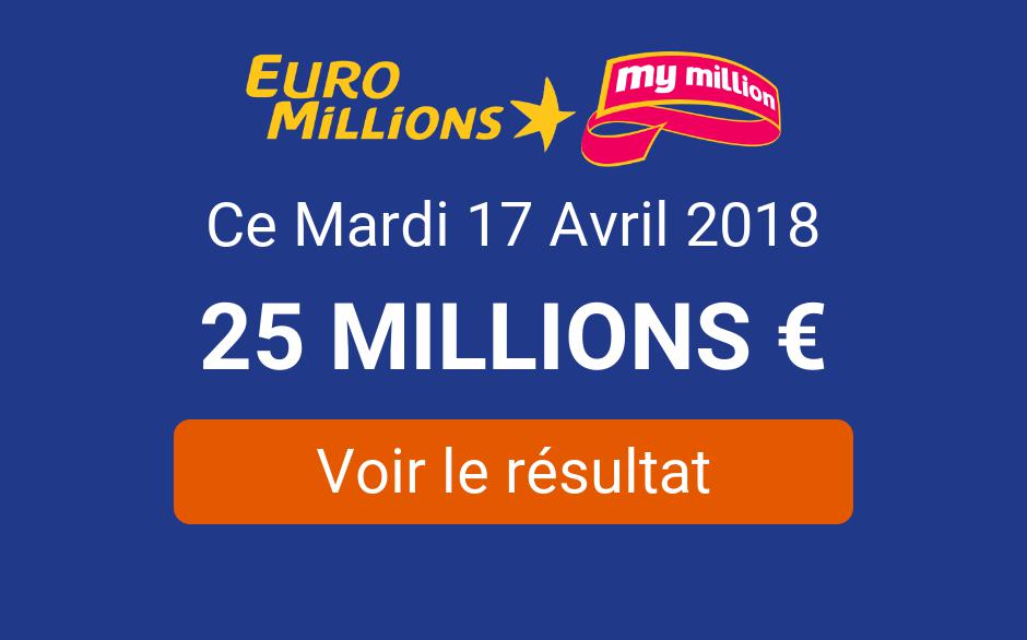 Resultat Euromillions Mardi 17 Avril 2018