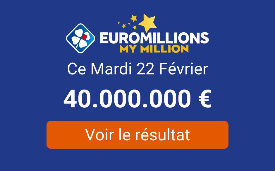 Resultat Euromillions Tirage Mardi 22 Fevrier 2022 Tirage