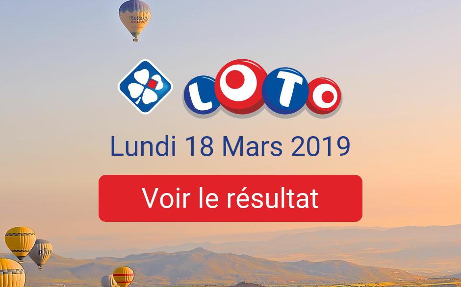 Resultat Loto Lundi 18 Mars 2019