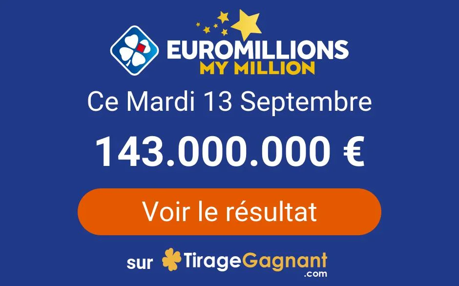 Resultat Tirage Euromillions Mardi 13 Septembre 2022 Tirage