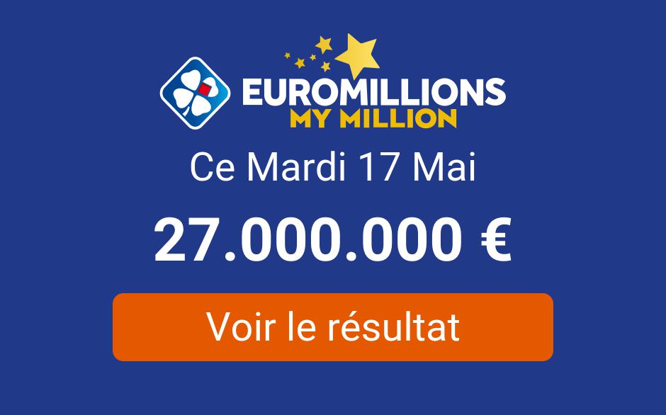 Resultat Tirage Euromillions Mardi 17 Mai 2022
