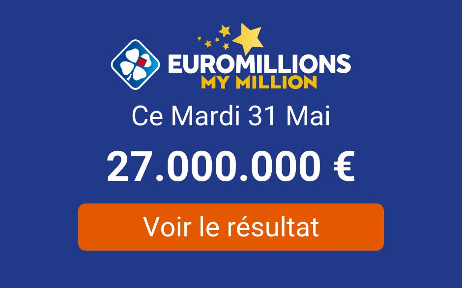 Resultat Tirage Euromillions Mardi 31 Mai 2022 Tirage