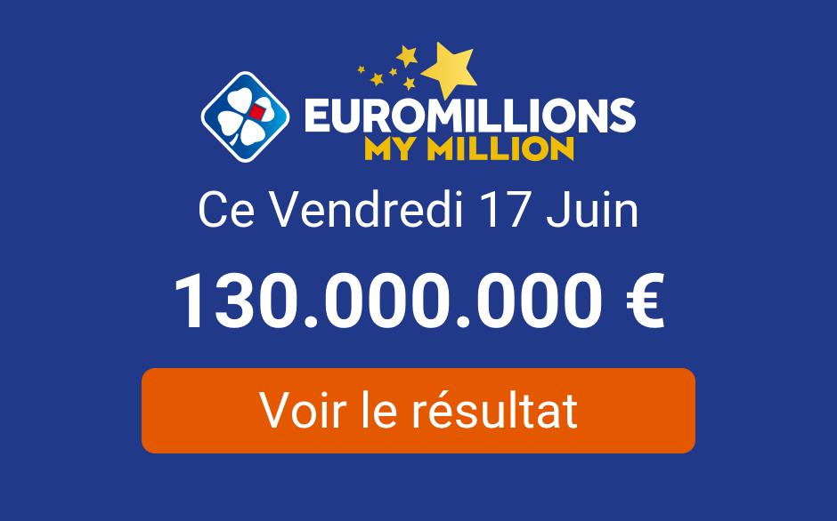 Resultat Tirage Euromillions Vendredi 17 Juin 2022 Tirage