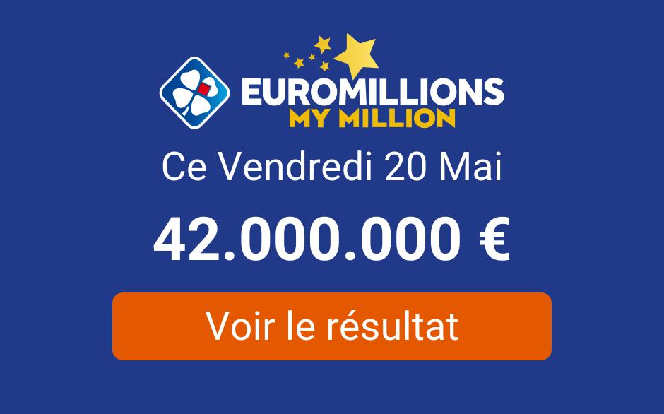 Resultat Tirage Euromillions Vendredi 20 Mai 2022 Tirage