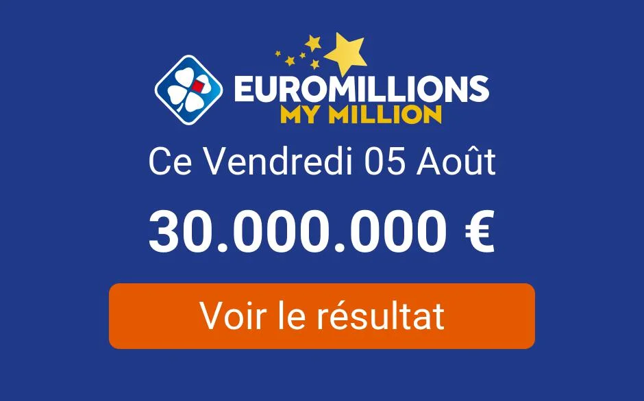 Resultat Tirage Euromillions Vendredi 5 Aout 2022 Tirage