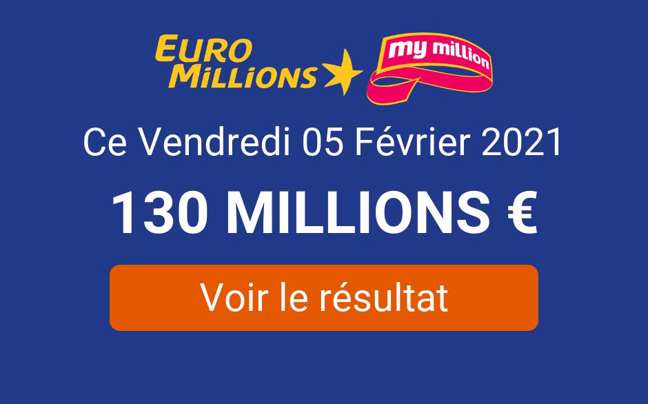 Resultat Tirage Euromillions Vendredi 5 Fevrier 2021 Tirage