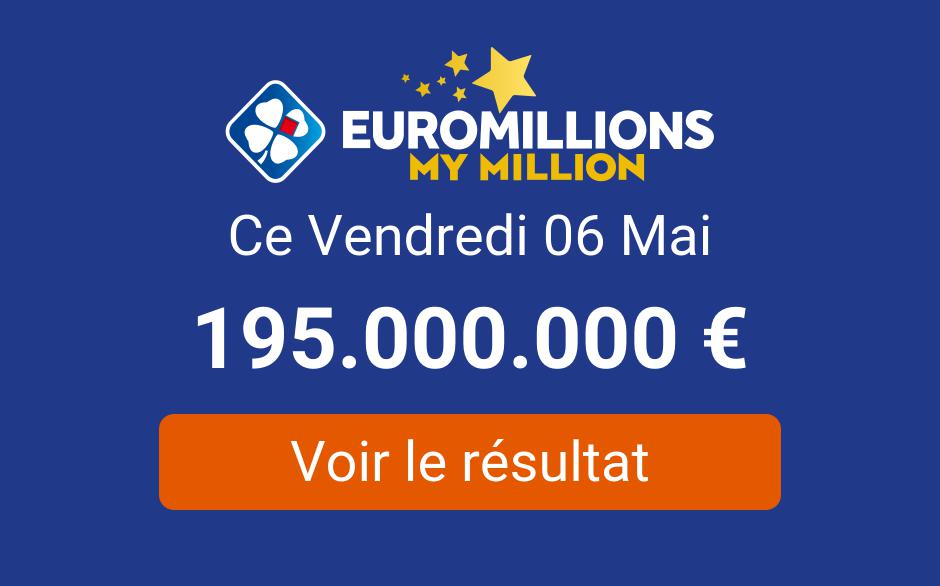 Resultat Tirage Euromillions Vendredi 6 Mai 2022 Tirage
