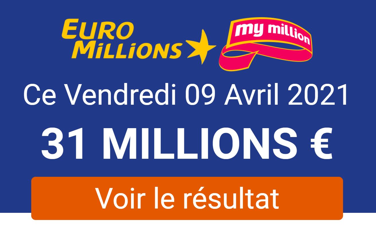 Resultat Tirage Euromillions Vendredi 9 Avril 2021 Tirage