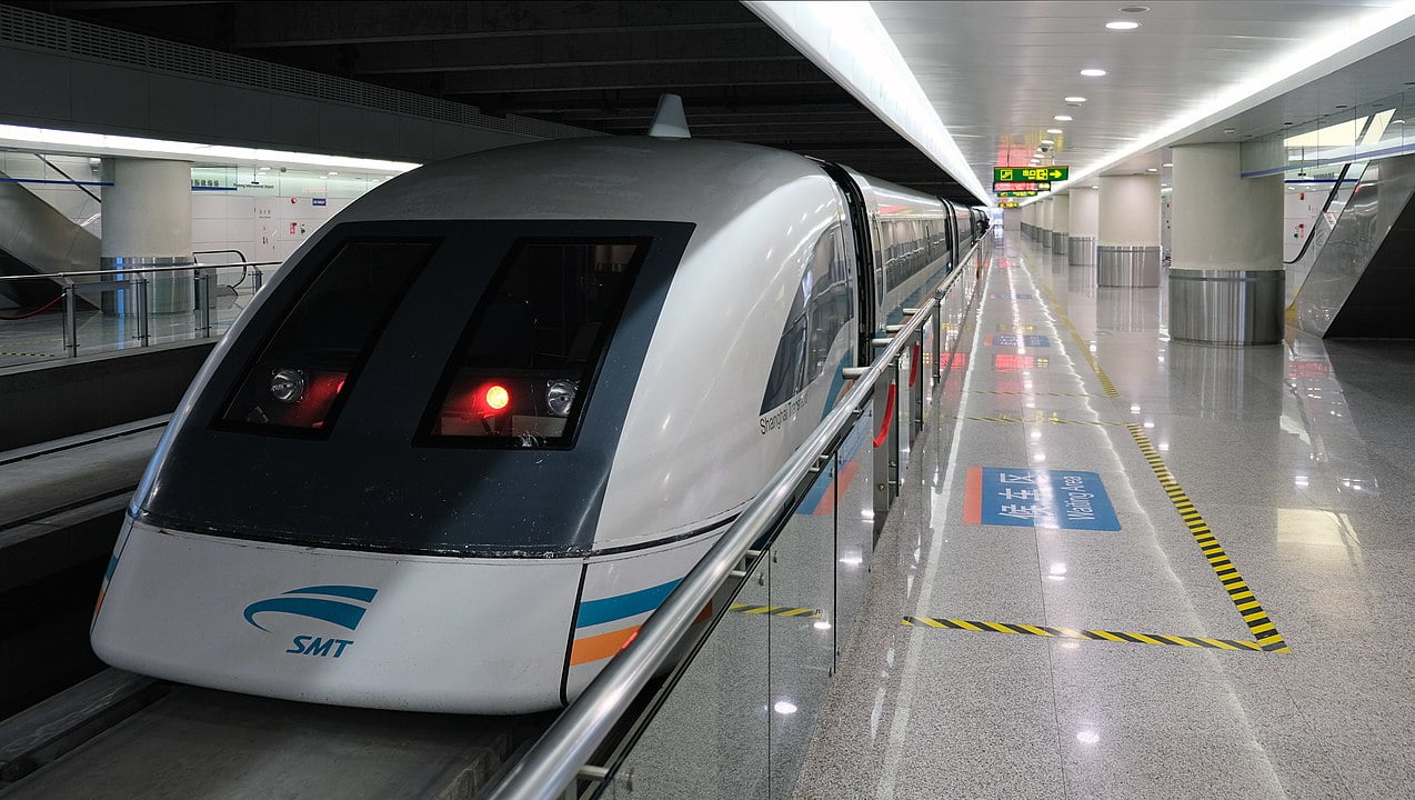 Train Maglev Chine Rapide