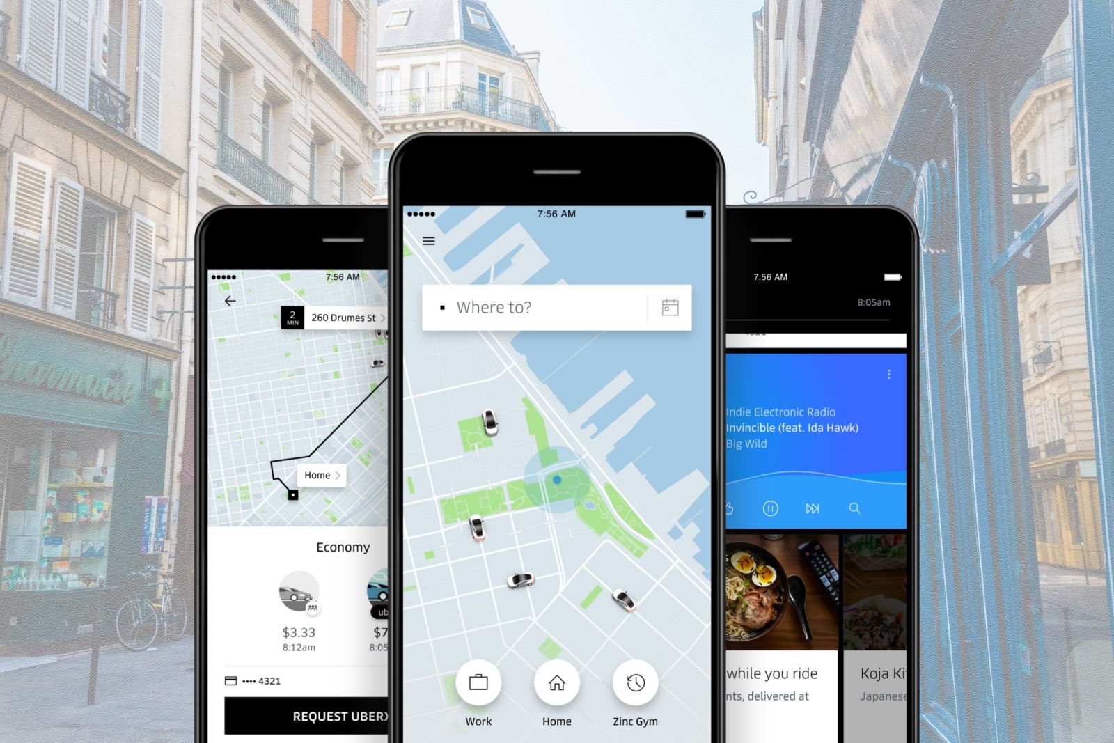 Uber Moto Taxi Paris
