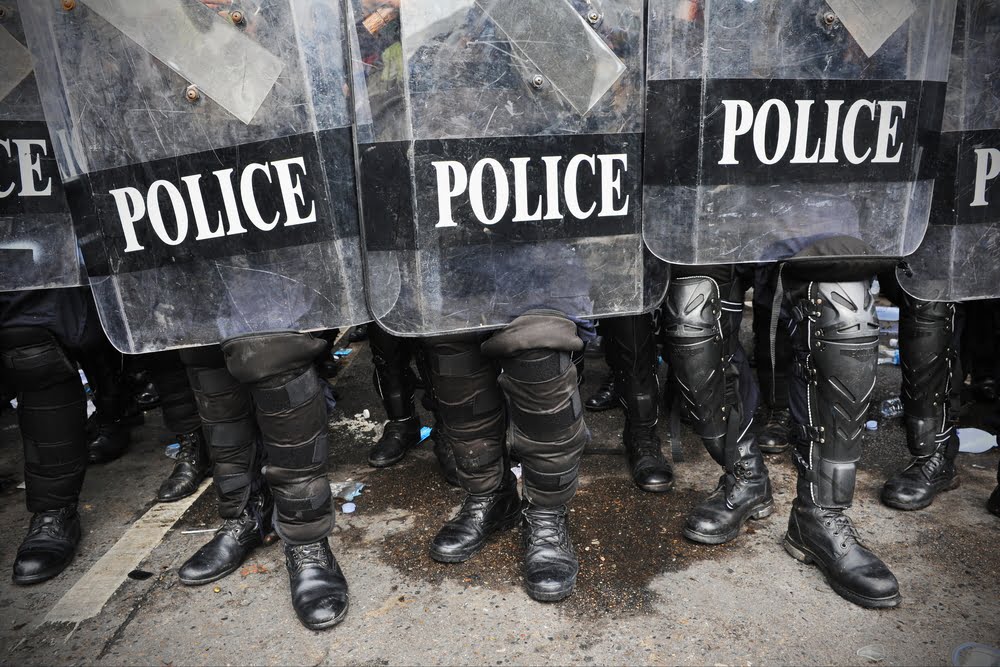 Usa Dictature Liberte Police Violence Pauvres
