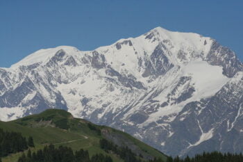 Mont Blanc From Les Saisies