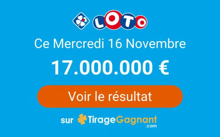 Resultat Loto Fdj Du Mercredi 16 Novembre 2022 700x436