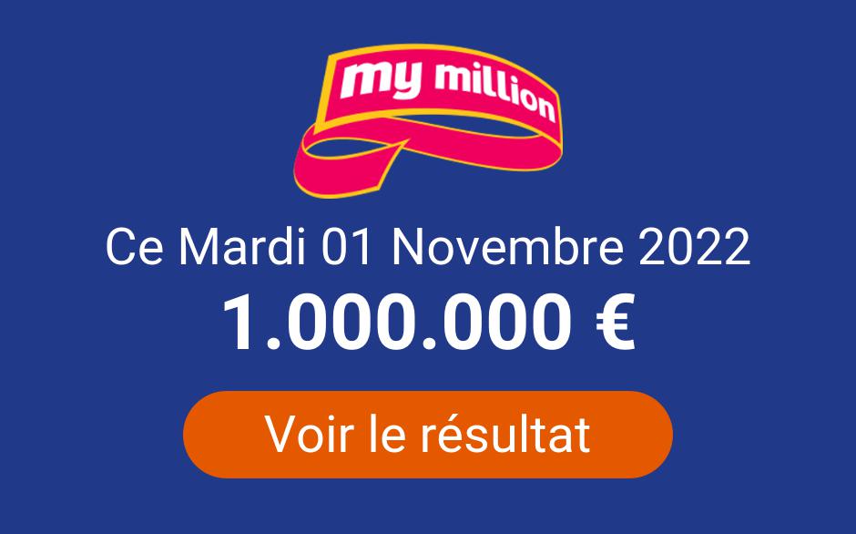 Resultat Euromillions Mymillion Mardi 1er Novembre 2022
