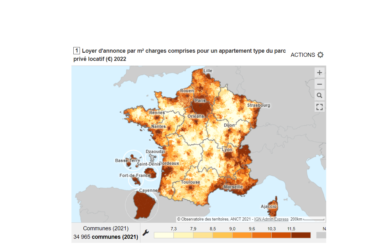 Carte Interactive Des Loyers