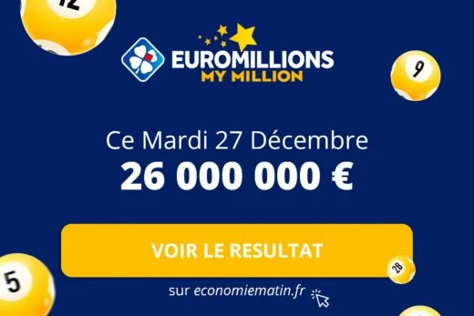 Resultat Euromillions Mardi 27 Decembre 2022