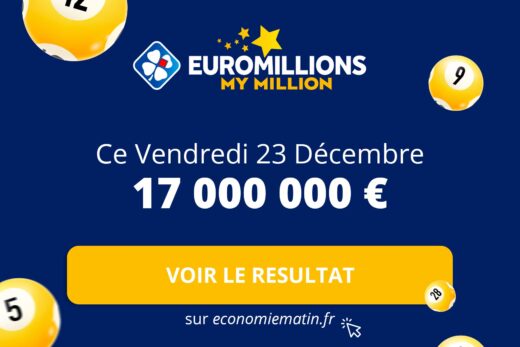 Resultat Euromillions Vendredi 23 Decembre 2022