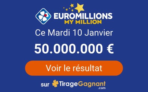 Resultat Tirage Euromillions Mardi 10 Janvier 2023 Tirage