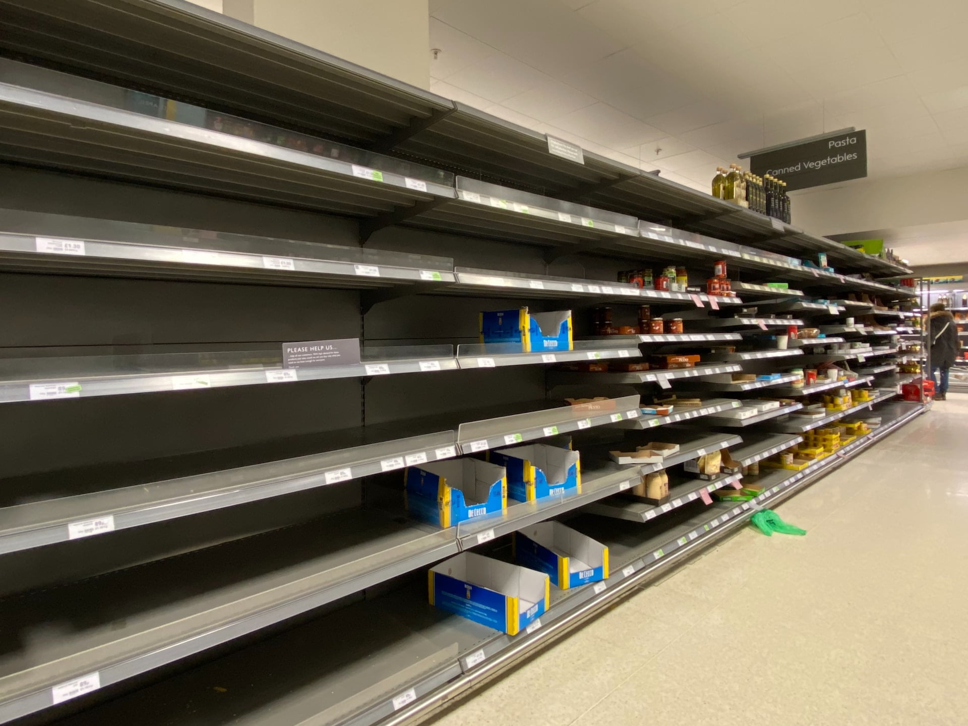 De plus en plus de produits sont en rupture de stock