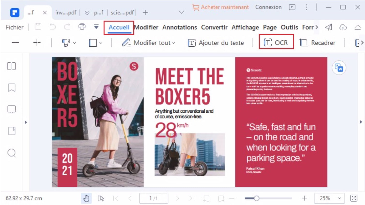 Extraction Donnees Ocr