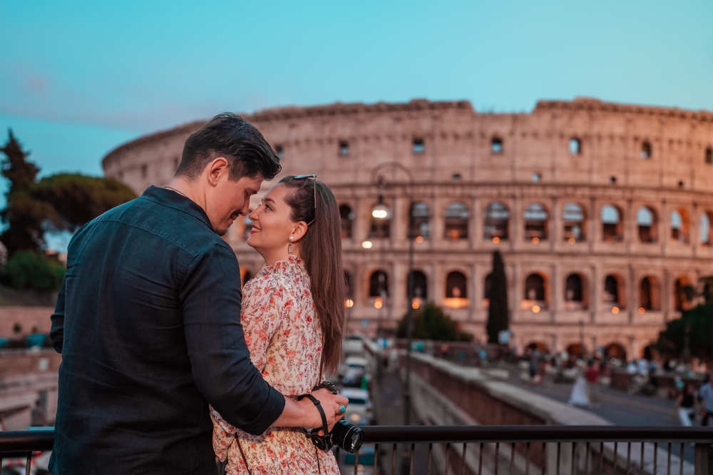 Couple Rome Saint-Valentin