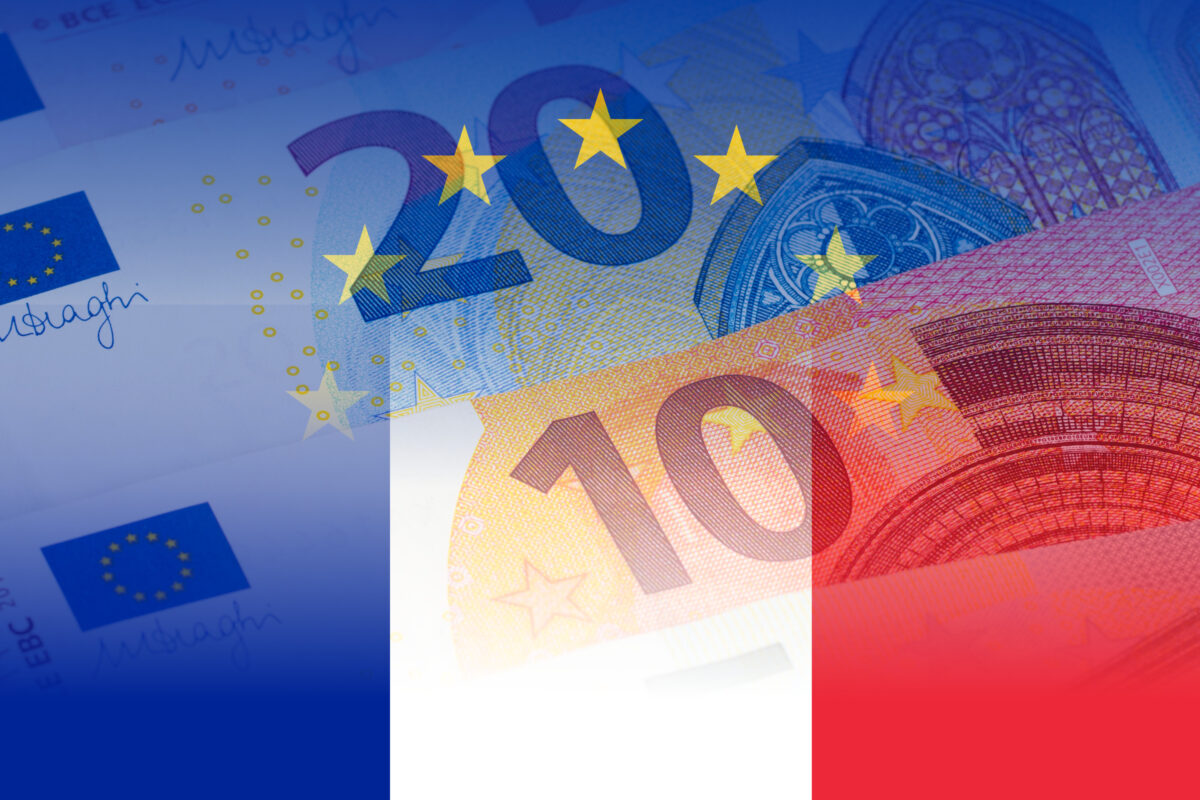 France,and,eu,flag,with,euro,banknotes