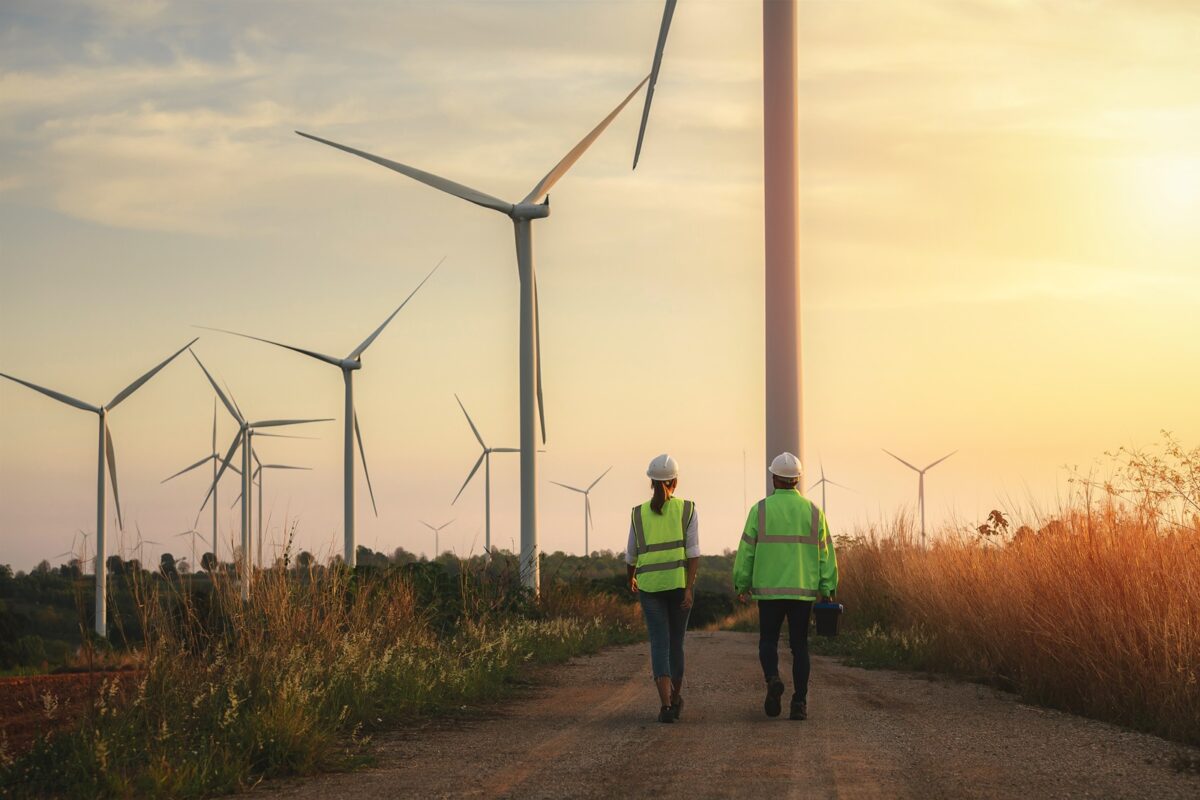 production, énergie, éolienne, innovation, matériau, bois, acier