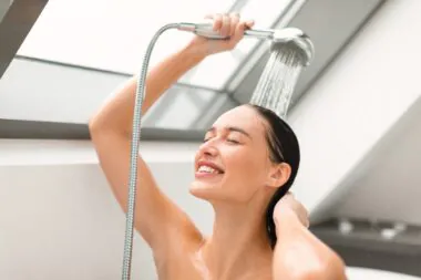 douche écologique 5 litres d'eau
