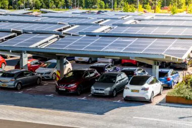 parking, ombrière, solaire, photovoltaique, énergie, production